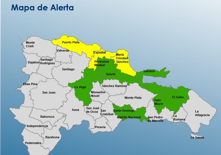 COE mantiene niveles de alerta por sistema frontal que afectará varias provincias del país