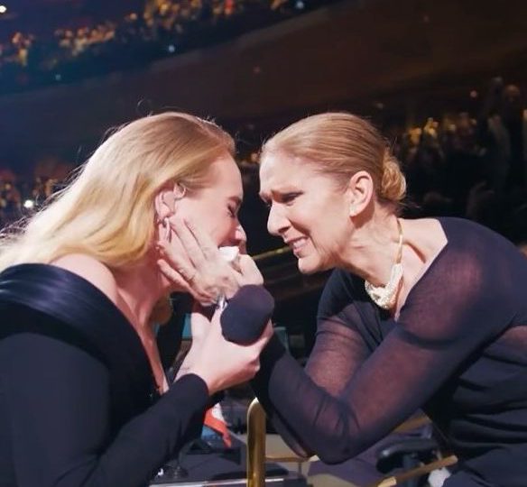 Adele celebra un momento especial en Las Vegas con Celine Dion