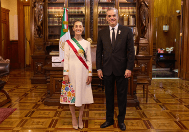 Abinader se reunió este martes con Claudia Sheinbaum, presidenta de México