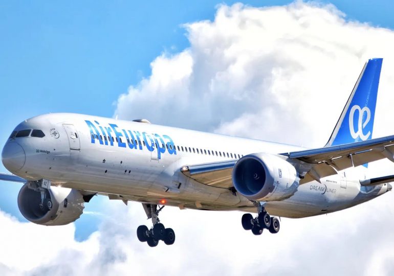 Air Europa tendrá 5,8 millones de asientos disponibles este invierno, incluye dos frecuencias a Santiago de los Caballeros