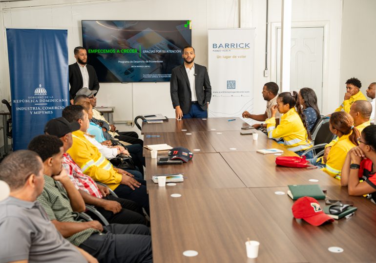 Barrick Pueblo Viejo impulsa desarrollo de emprendimientos locales en Sánchez Ramírez