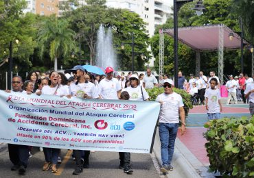 Fundación Dominicana Cerebral realiza tercera caminata para alertar y prevenir derrames cerebrales