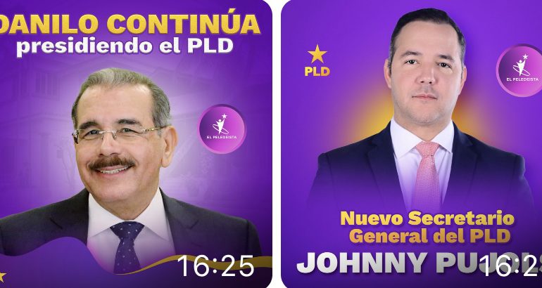 Danilo Medina y Johnny Pujols triunfan en las elecciones del PLD