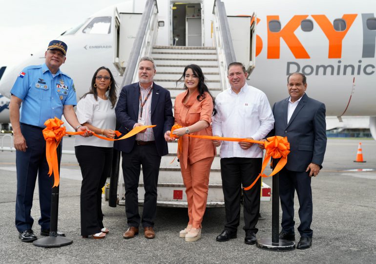 Sky High celebra vuelo inaugural de su nueva ruta Santo Domingo - San Juan, Puerto Rico