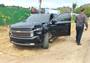 Se accidenta vehículo de guardia presidencial luego de actividad de Abinader en Miches