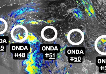 Cinco ondas tropicales están activas en el Atlántico