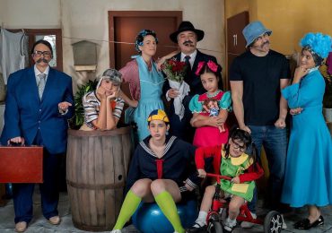 Familia de Joséguillermo Cortines y Nicole Tactuk revive el Chavo del 8