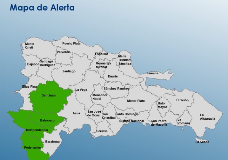 COE emite alerta verde en cuatro provincias por lluvias