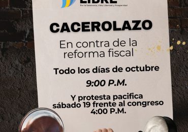 Anuncian cacerolazo contra la Reforma Fiscal