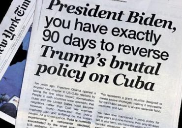 Publican carta abierta en el New York Times exigiendo a Biden revertir la política de Trump hacia Cuba