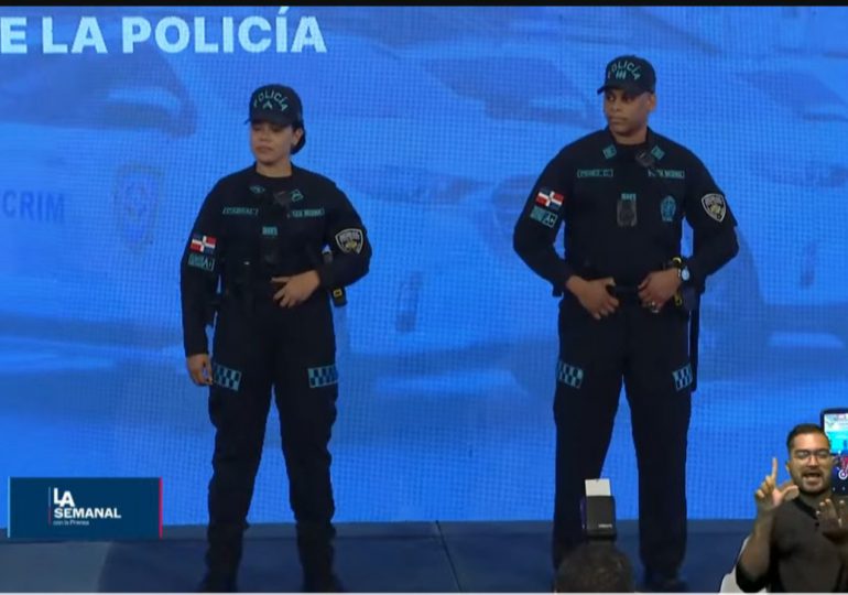 Presentan nuevos uniformes “lumínicos” para la Policía Nacional