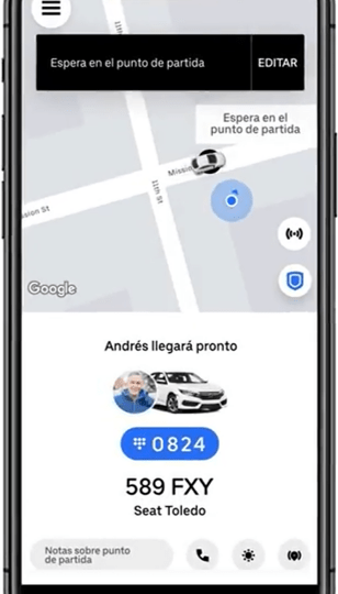 Más seguridad: ahora el código PIN será requerido en todos los viajes con la app de Uber en RD