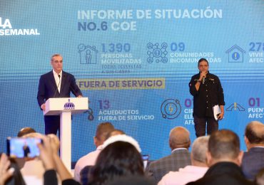 Presidente Abinader presenta plan de prevención y acción frente a fenómenos atmosféricos que afecten al país