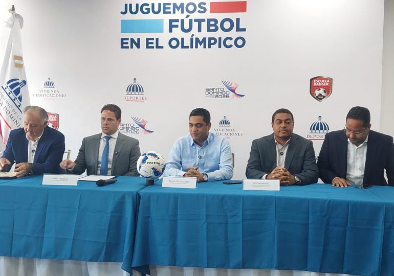 Anuncian evento “Juguemos Fútbol en el Olímpico” para beneficio de más de 1,200 niños y jóvenes