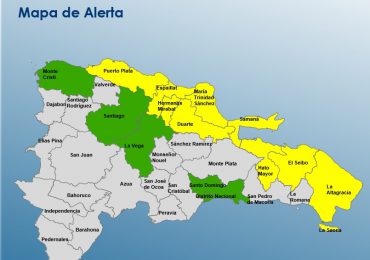 COE amplía 09 provincias en alerta amarilla y 05 en verde por vaguada