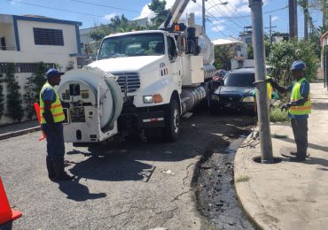 Alcaldía del Distrito Nacional incrementa limpieza de imbornales y cuneteos ante incidencia de vaguada