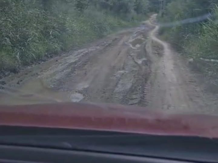 Denuncian mal estado de carretera La Media Luna-El Llano, provincia Elías Piña