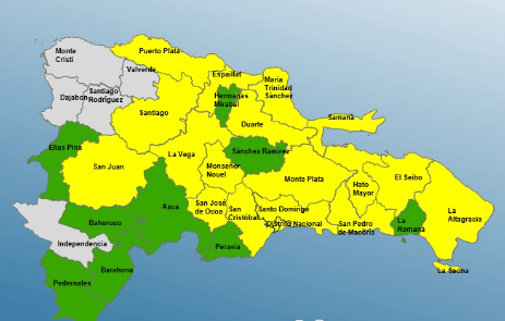 COE: 27 provincias están en alerta por vaguada y onda tropical