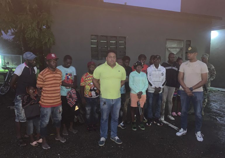 Detienen a 14 haitianos ingresados ilegalmente al país en Puerto Plata