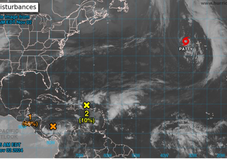 Se forma la tormenta subtropical Patty en el Atlántico