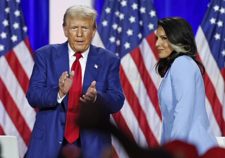 Trump propone a la excongresista demócrata Gabbard como directora de Inteligencia Nacional