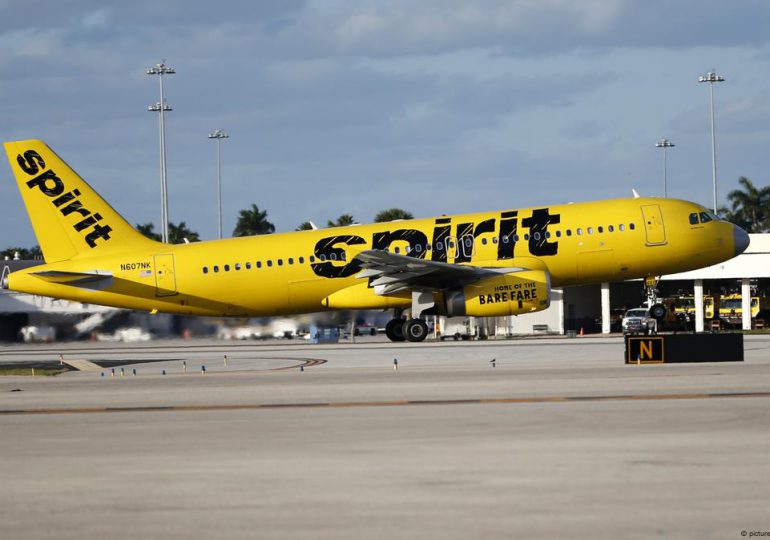 Avión de Spirit que fue tiroteado en Haití aterrizó en Santiago