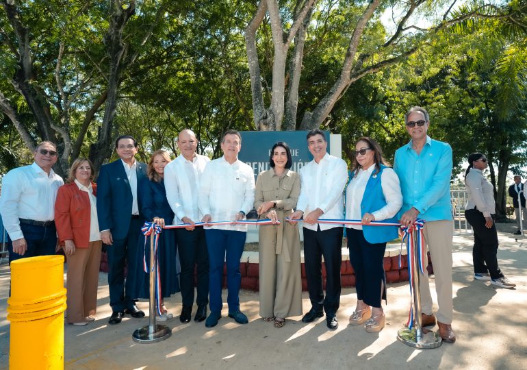 Banco Popular, Primera Dama, MICM y Alcaldía de Santiago inauguran parque Benito Juárez