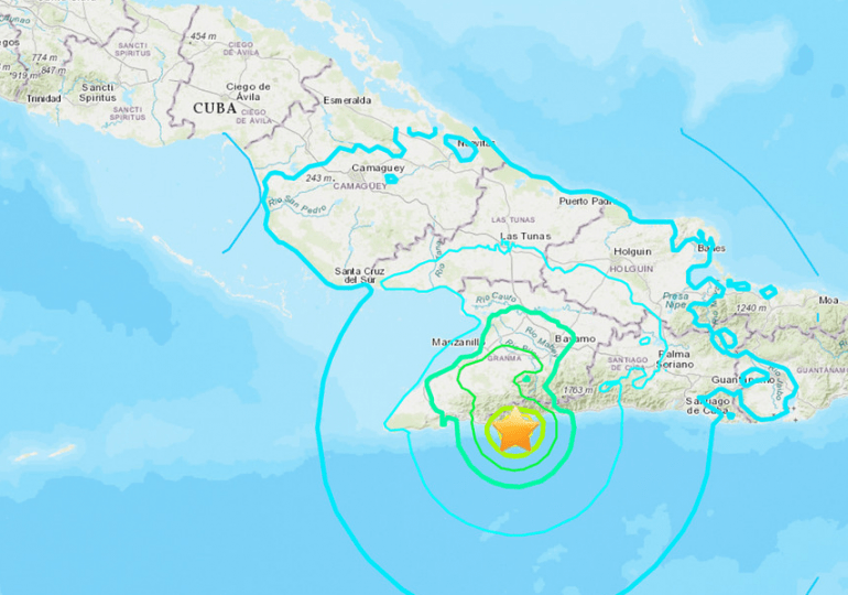 Un sismo de magnitud 6,7 sacude la zona este de Cuba, el segundo este domingo