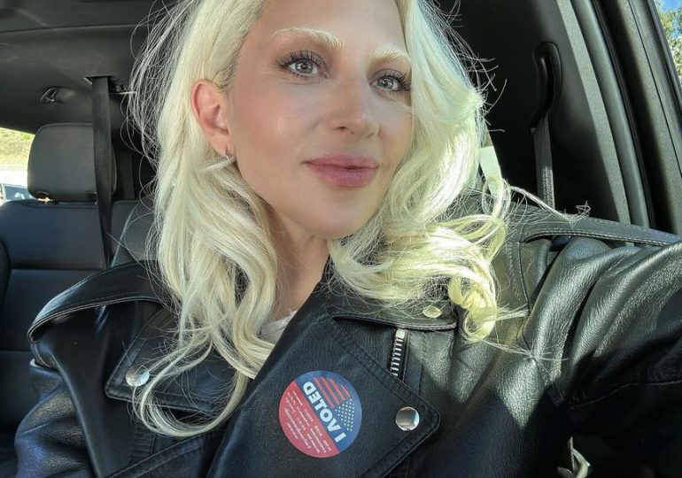 Lady Gaga anima a sus seguidores a votar: “¡Yo voté! ¡Hagamos esto!”