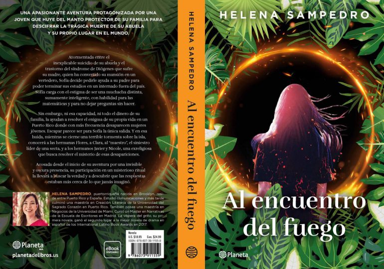 Escritora puertorriqueña Helena Sampedro presenta en el país su nuevo libro “Al encuentro del fuego”