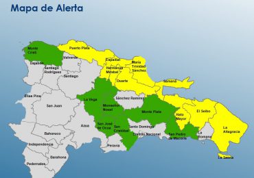 Nueve provincias en alerta amarilla y siete en alerta verde por riesgo de inundaciones y deslizamientos