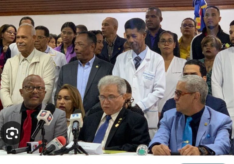 Gremio médico anuncia huelga nacional de 4 días