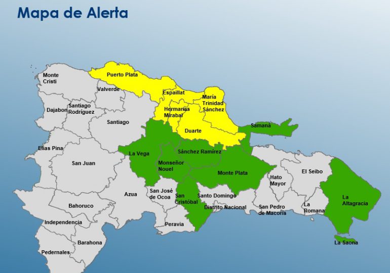 Emiten alerta amarilla en 05 provincias y verde en 07 por riesgo de inundaciones y deslizamientos de tierra