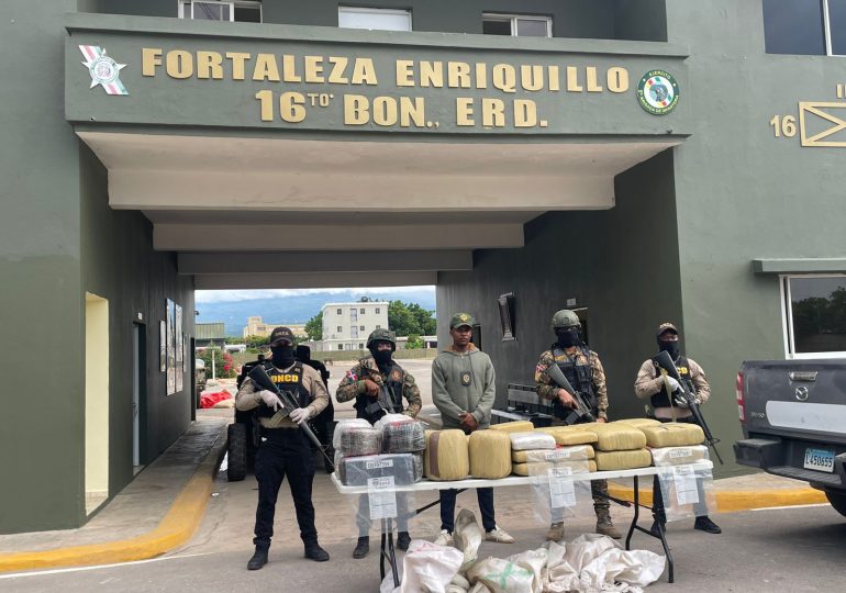 ERD Y DNCD ocupan 264 libras de marihuana en Pedernales