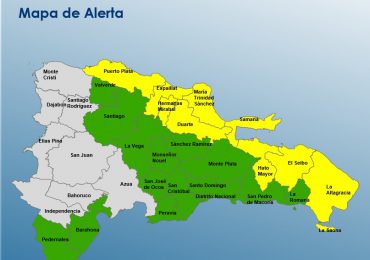 COE mantiene 09 provincias en Alerta Amarilla y 15 en Alerta Verde por lluvias