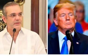 Luis Abinader felicita a Donald Trump