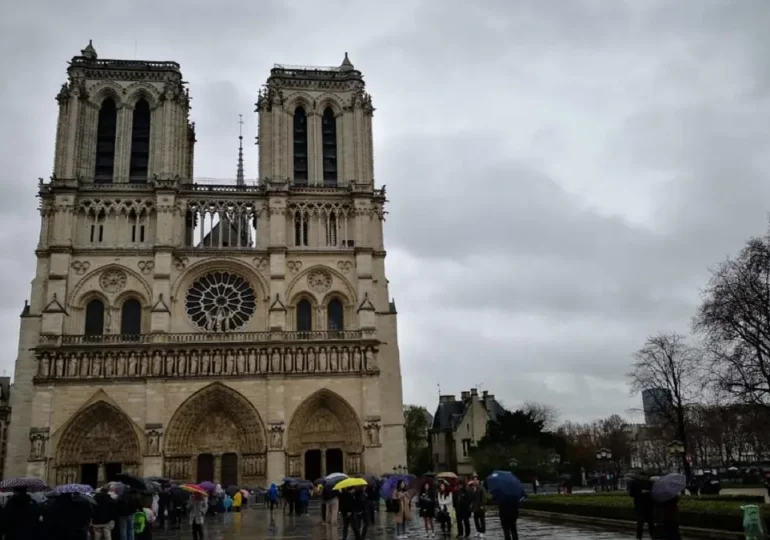 El viernes se podrá ver el interior restaurado de Notre-Dame de París en televisión