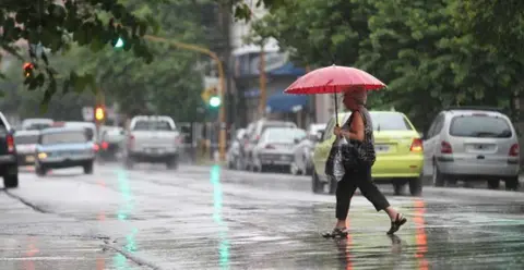 Lluvias dispersas sobre gran parte del país este sábado