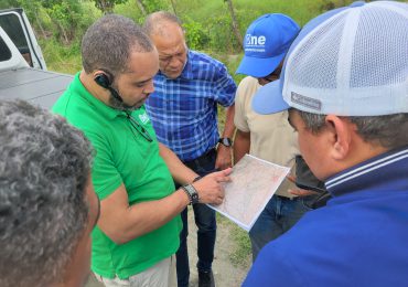 El IGN-JJHM realiza descenso para verificar límites territoriales en el distrito municipal Presidente Don Antonio Guzmán Fernández