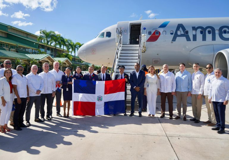 Aeropuerto Internacional de La Romana recibe nuevamente vuelo diario de American Airlines desde Miami 