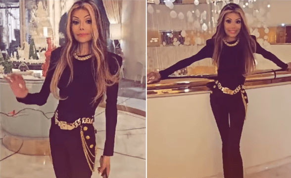 La Toya Jackson muestra su extrema delgadez en mensaje navideño