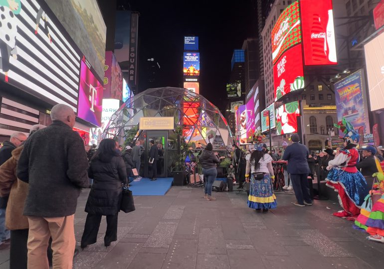 Cultura dominicana deslumbra en Times Square con su Domo Experiencial