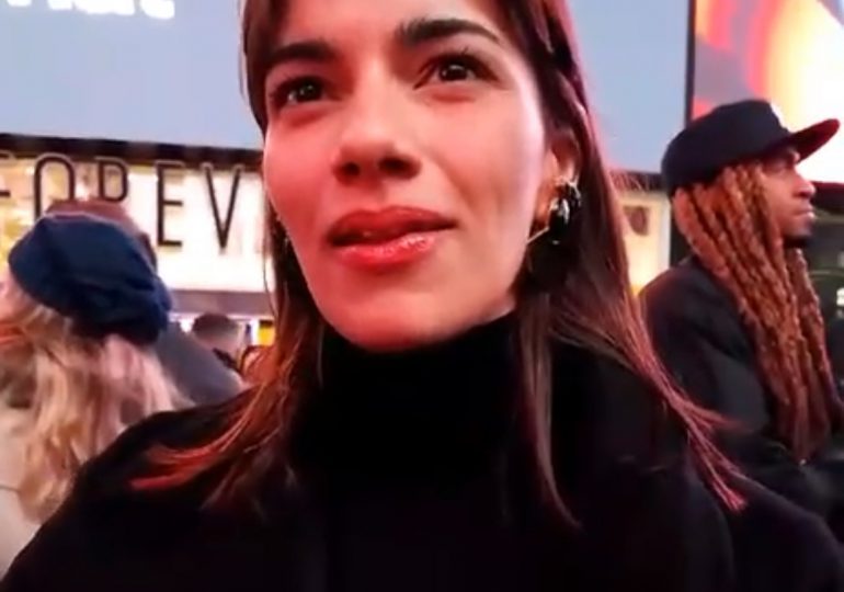 Video: Nashla Bogaert confía en que domo en Times Square impulsará turismo hacia RD