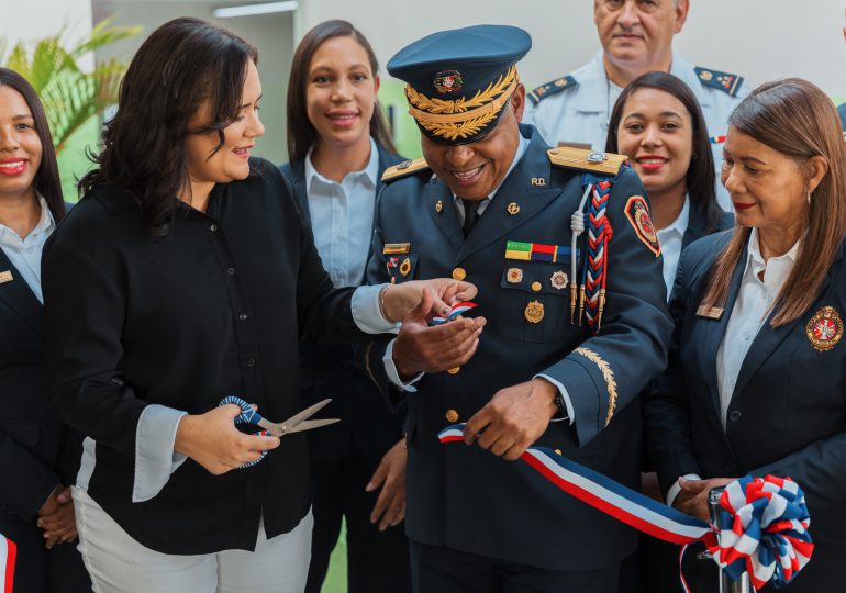 Alcaldía del DN inaugura Dirección Administrativa del Cuartel General del Cuerpo de Bomberos