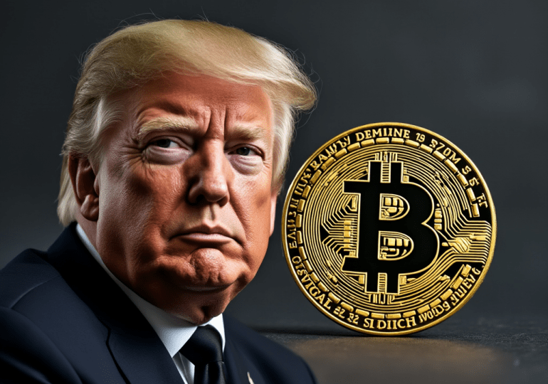 Trump se atribuye mérito de que el Bitcoin alcance el valor de 100.000 dólares