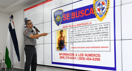 PN emite alerta contra presunto delincuente "Mantequilla", acusado de homicidio de sargento mayor en Baní