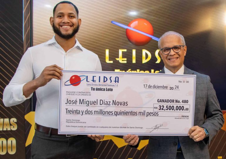 Estudiante universitario gana 32.5 millones en Leidsa