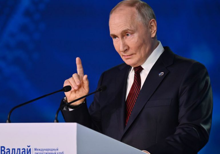 Putin afirma que Rusia capturó 189 localidades ucranianas en 2024