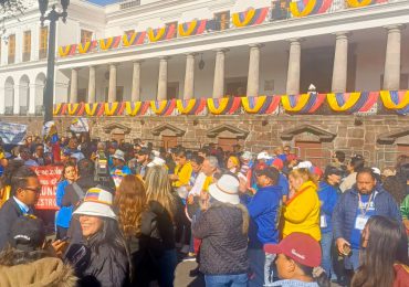 Video: Decenas de venezolanos se concentran en Ecuador para apoyar a Edmundo González