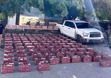 Ejército incauta contrabando de más de 500 mil cigarrillos tras persecución de una camioneta en Santiago Rodríguez